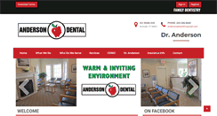 Desktop Screenshot of andersondentalct.com